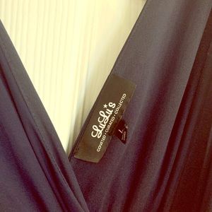 Lulu maxi wrap dress